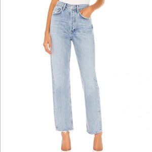 Agolde 90's Mid Rise Loose Fit Jeans in Snapshot